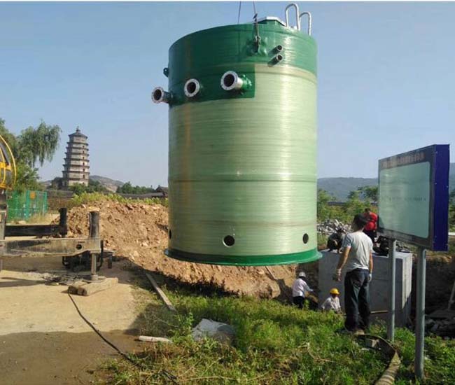 一體化泵站施工案例